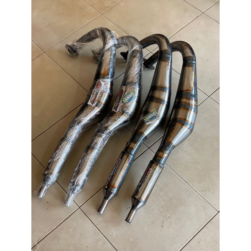 KNALPOT ABRT20 RXKING 3V3 CACING KNALPOT ABRT20 3V3 ORLANDO LAMBUNG 37 LAMBUNG 38 RXKING RXS-knalpot