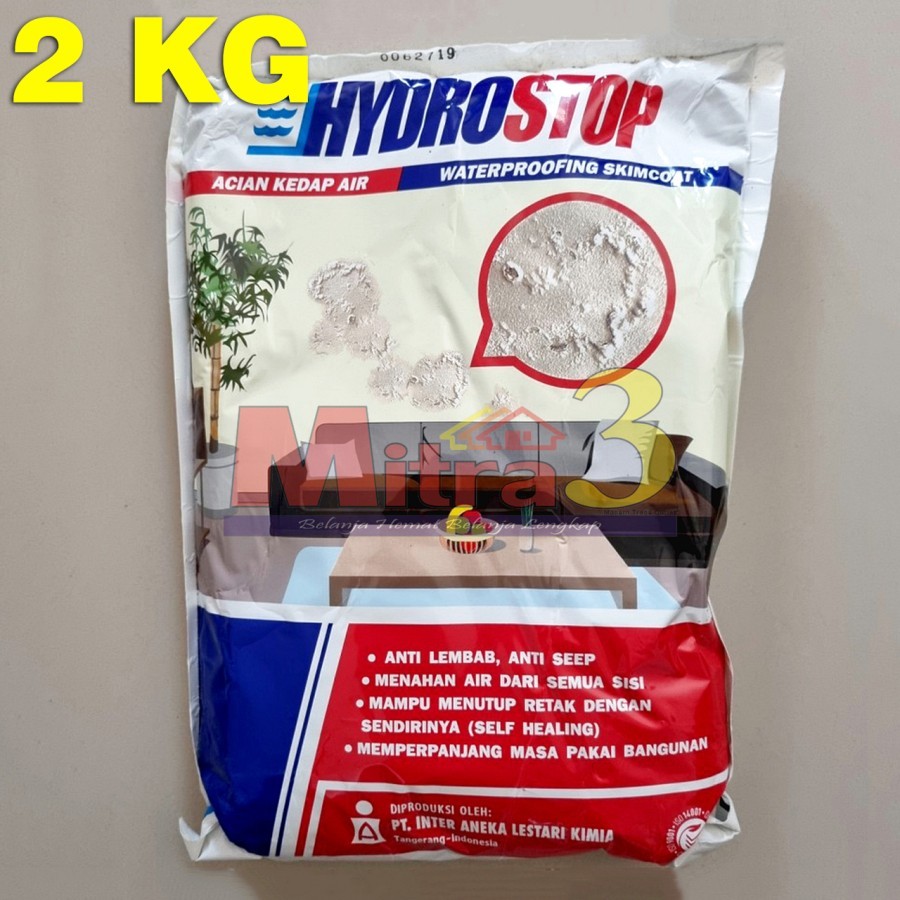 HYDROSTOP Semen Acian Kedap Air 2 KG Hidrostop Pelapis Anti Bocor 2KG