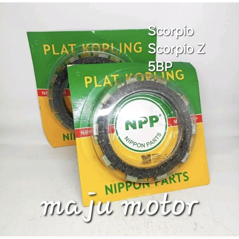 Plat kampas kopling Scorpio Scorpio Z 5BP Original NPP
