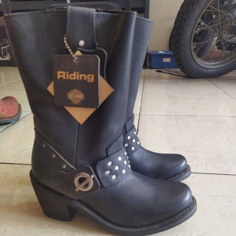 boots Harley Davidson genuine womens 35