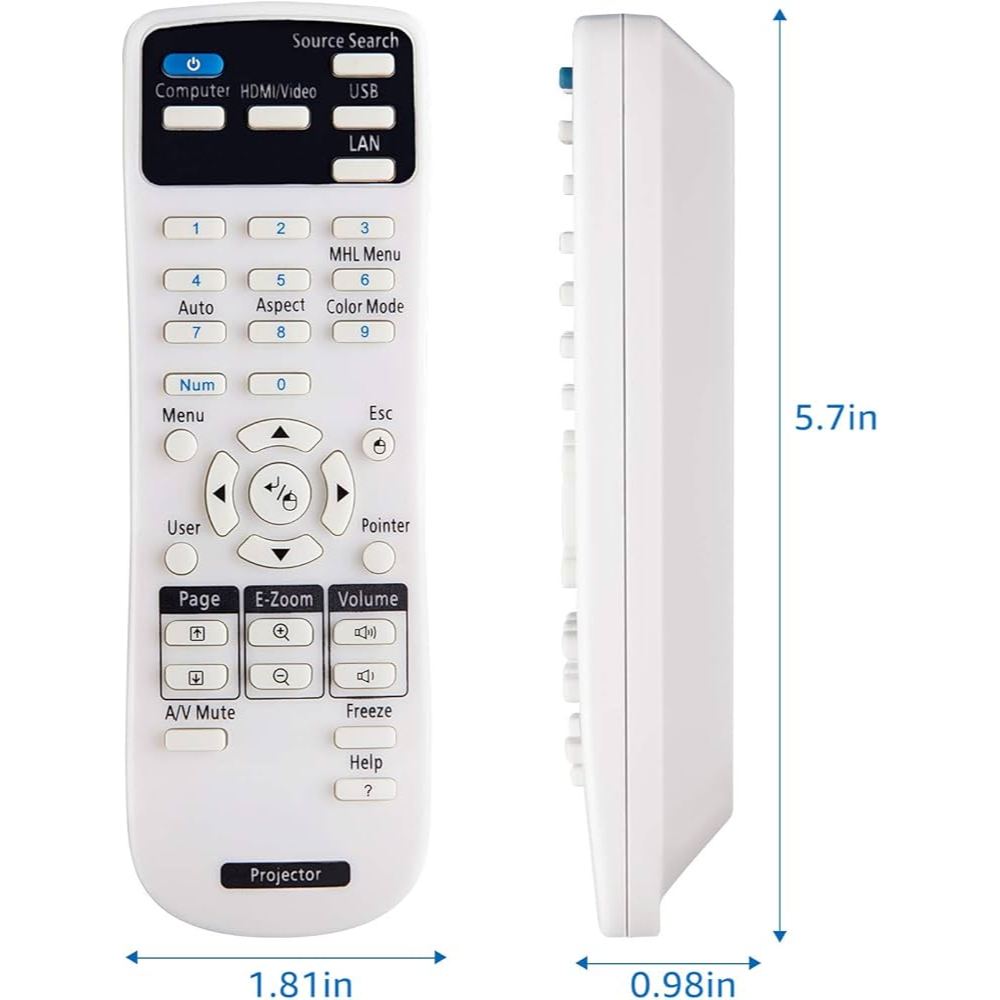 Remote Proyektor Projector Epson EB-X200 S200 300 400