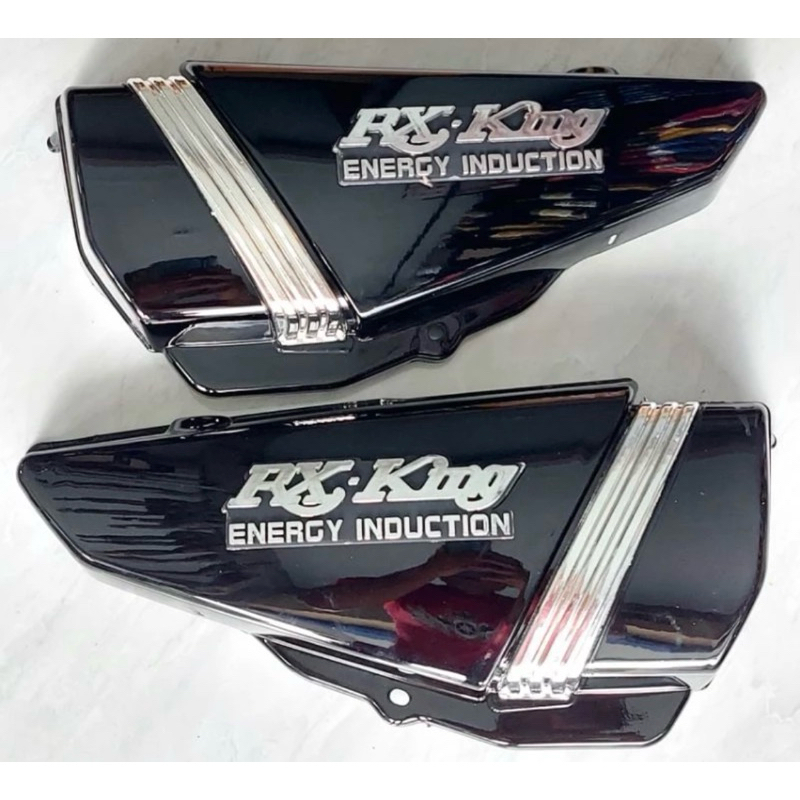 BOX COVER AKI LIST CHROME RX KING KUALITAS ORIGINAL SEPASANG