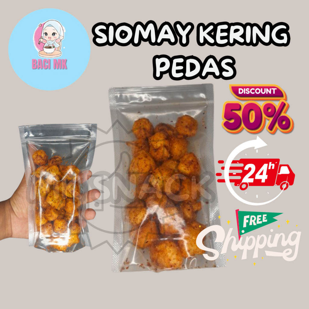 

SIOMAY KERING PEDAS MK SNACK SUPER PEDAS 100G
