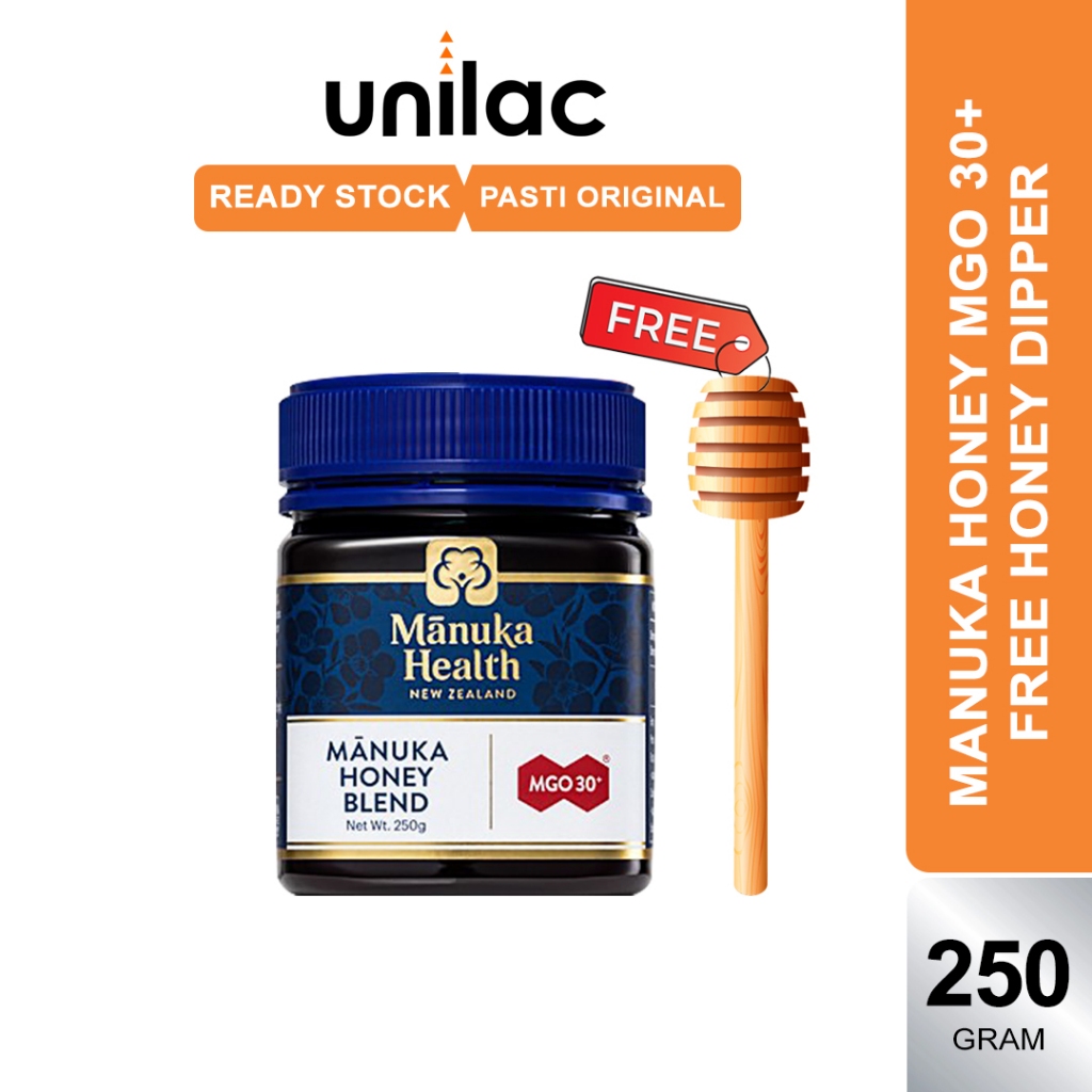 

Manuka Health Blend MGO 30+ 250Gr - Madu Kesehatan BPOM Original | Madu Manuka | Manuka Honey