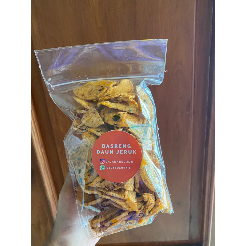 

[200 GR] BASRENG KOIN BULAT DAUN JERUK