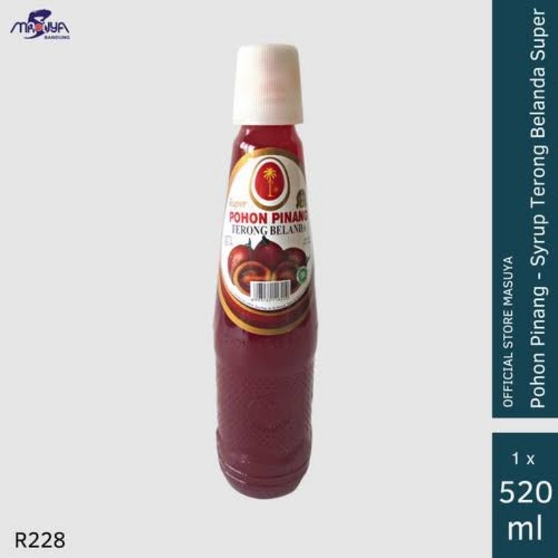 

sirup cap pohon pinang terong Belanda 520ml