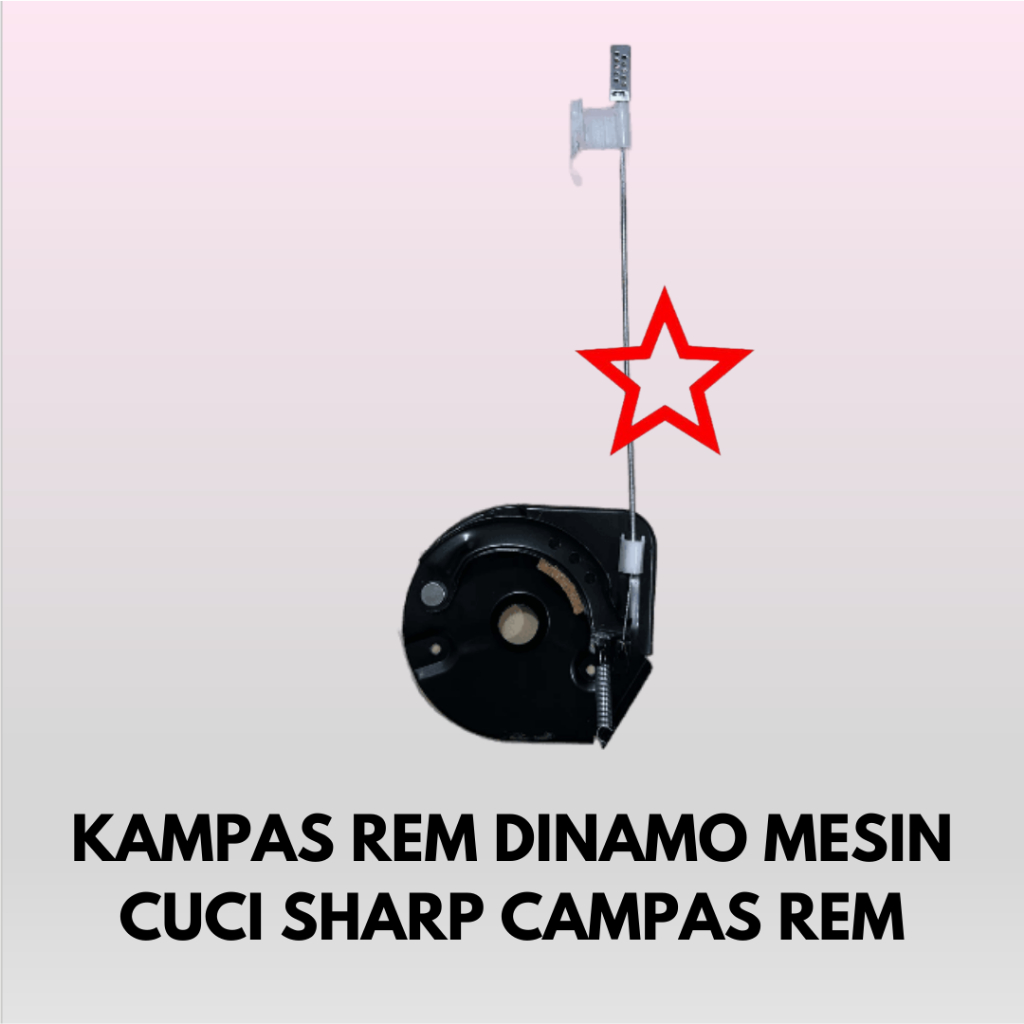 KAMPAS REM DINAMO MESIN CUCI SHARP CAMPAS REM
