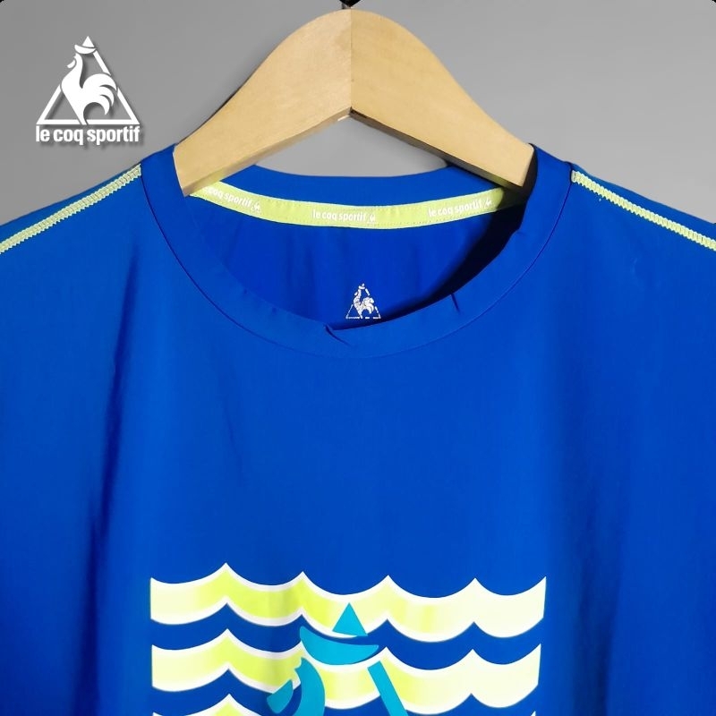 Le coq sportif Kaos pria dry fit  atasan olahraga outdoor