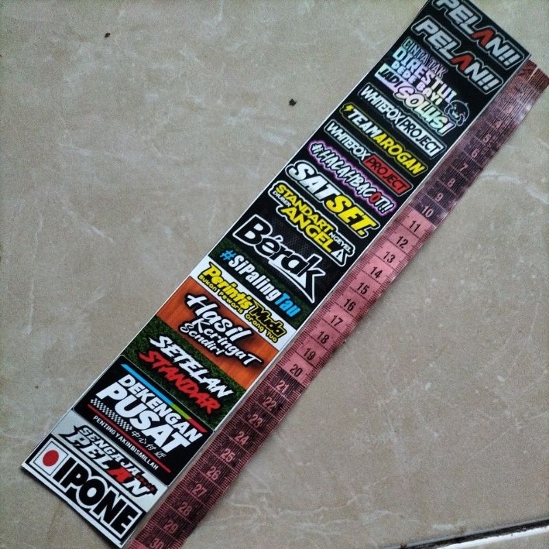 

STIKER KATA KATA | STIKER PACK | STIKER VYNIL | STIKER ANTI AIR | STIKER 17 BIJI