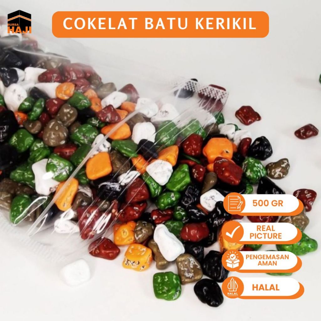 

Original Arabian Food Cokelat Kerikil 500gr Khas Turki Kualitas Premium - COKELAT KERIKIL 500 GR