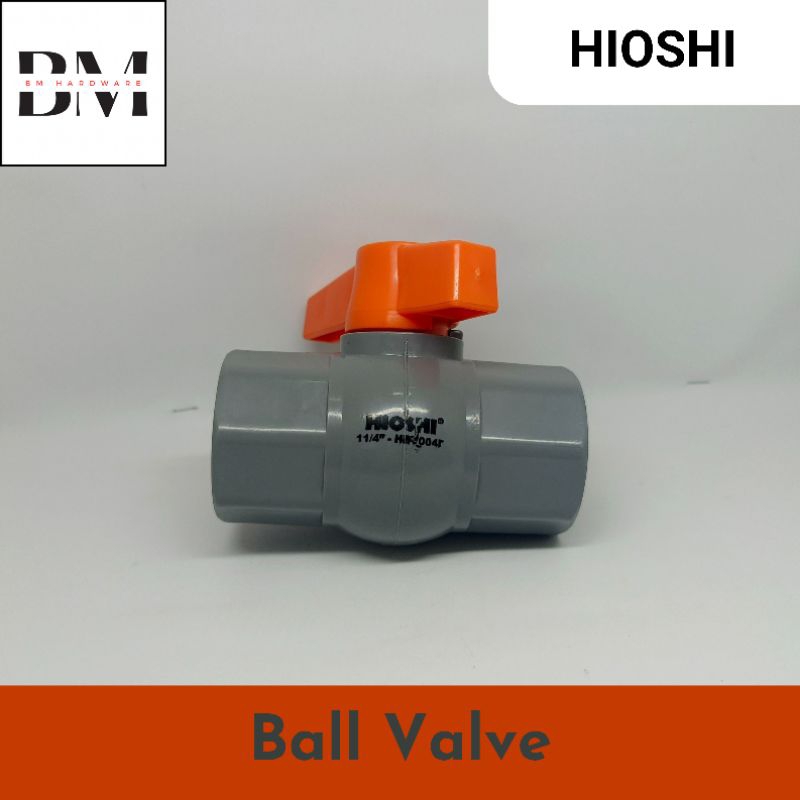 Ball Valve HIOSHI 1 1/4" (PVC)