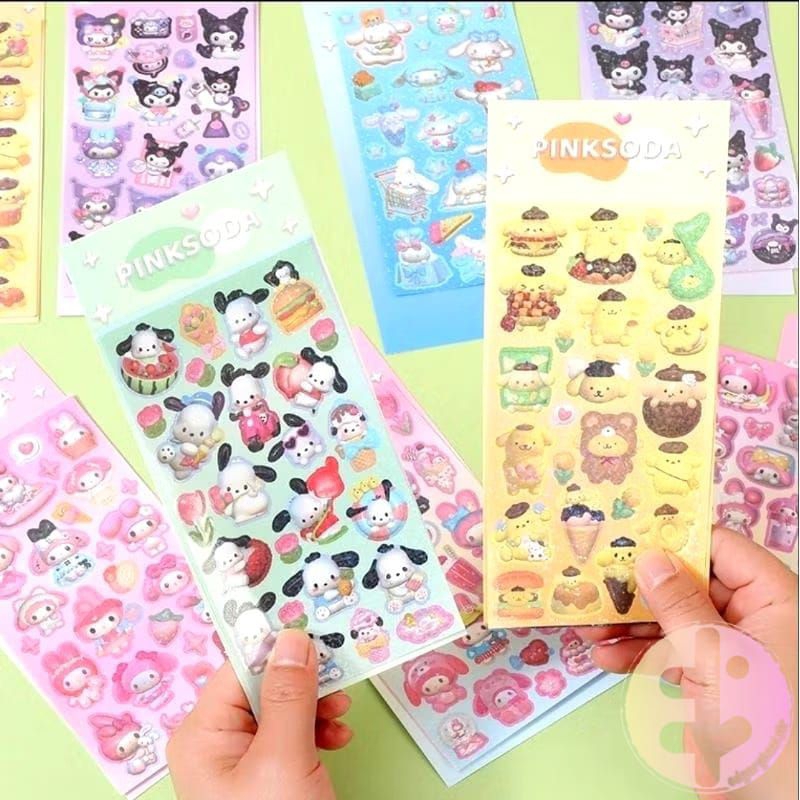 

STIKER HOLO SANRIO