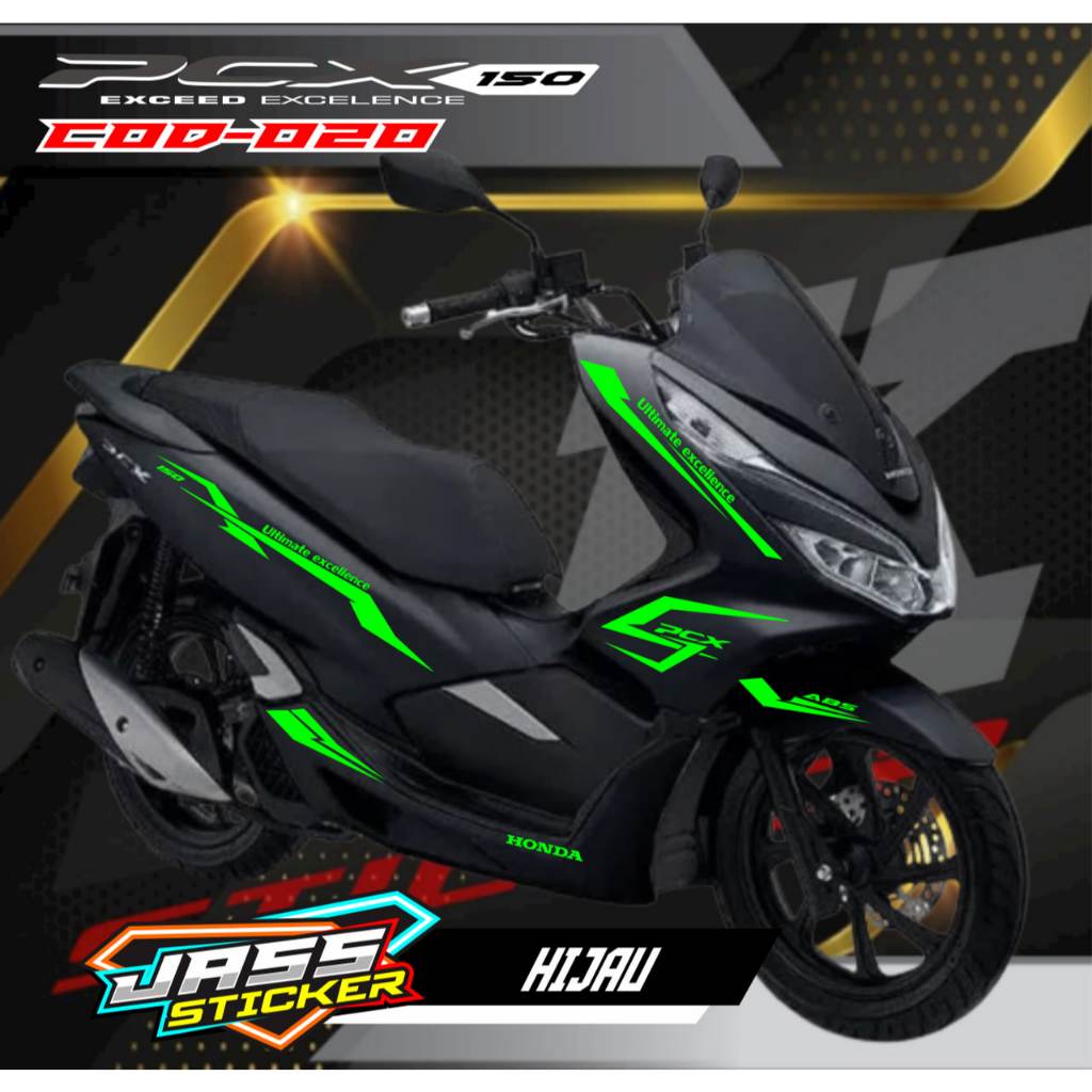 STICKER CUTTING HONDA PCX 150 / STIKER STRIPPING PCX/STRIPING VARIASI PCX / AKSESORIS  MOTOR PCX / P
