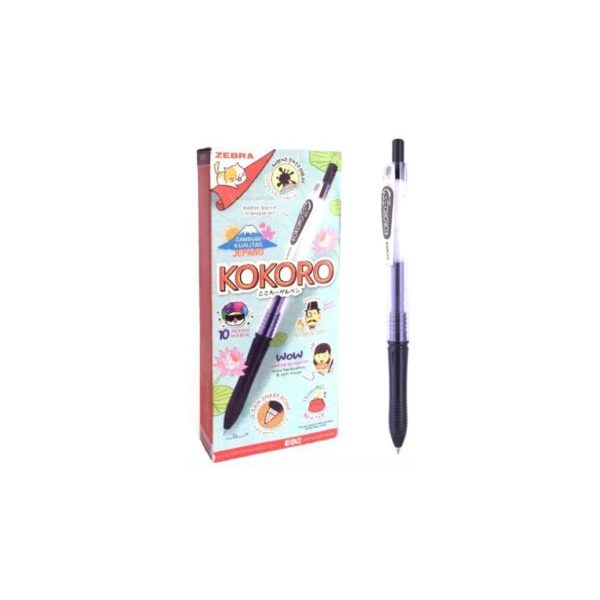 

Pulpen Gel Kokoro / Zebra Kokoro Color 0,5mm Pulpen Gel / Kokoro Zebra 0.5mm Bolpen Gel Pen 0,5 mm