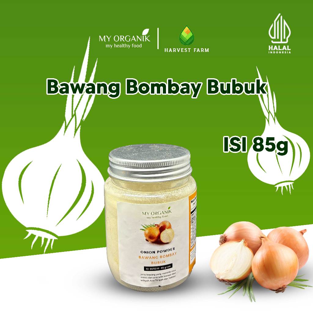 

My Organik Onion Powder / Bawang Bombai Bubuk 85gram