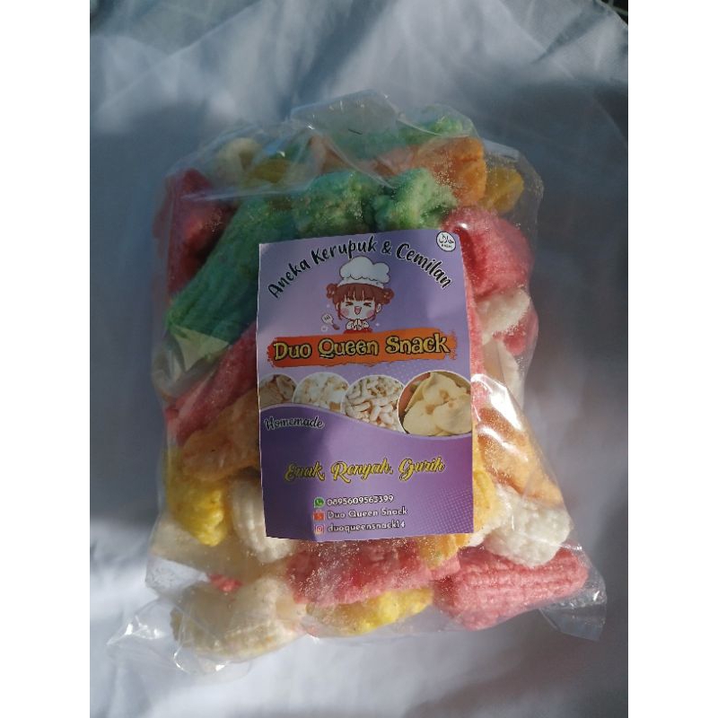 

Kerupuk warna warni renyah 250 gram