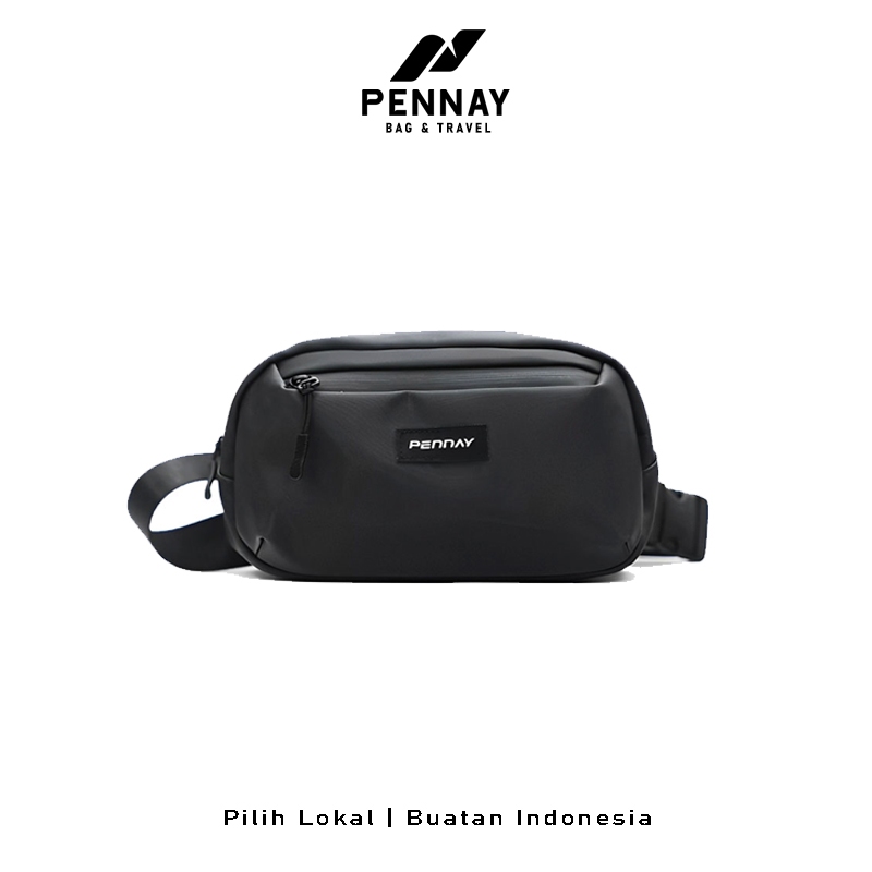 Pennay Man Santana - Tas Selempang Pria Waterproof, Slingbag Crossbody Unisex Stylish & Casual