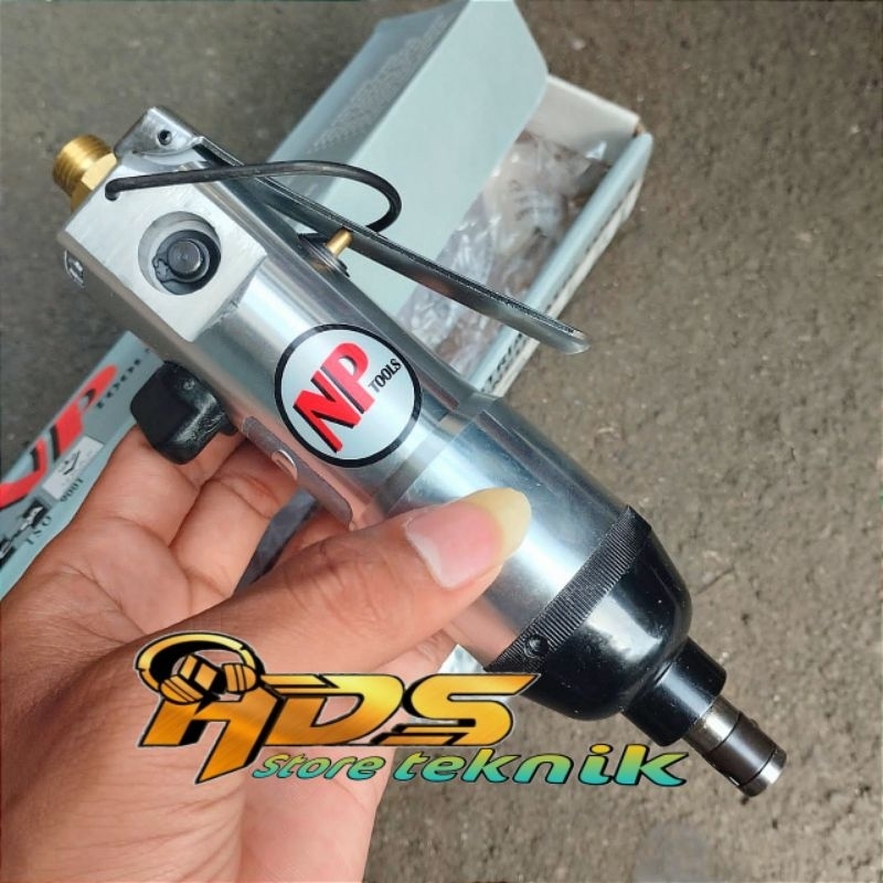 Mesin Bor Obeng Angin Mini 1/4 inch NP Tools Air Impact Screwdriver Grinder