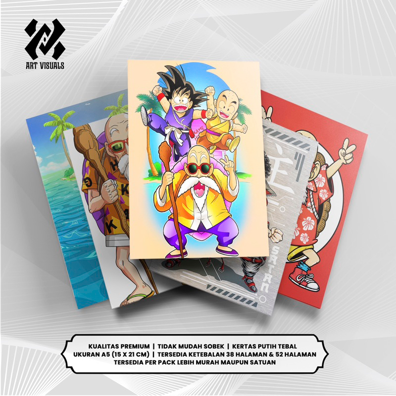 

Buku Tulis Custom Tema DRAGONBALL CUTE Terlengkap Termurah Model Bebas Pilih Foto / Buku Tulis Sekolah / Buku Catatan