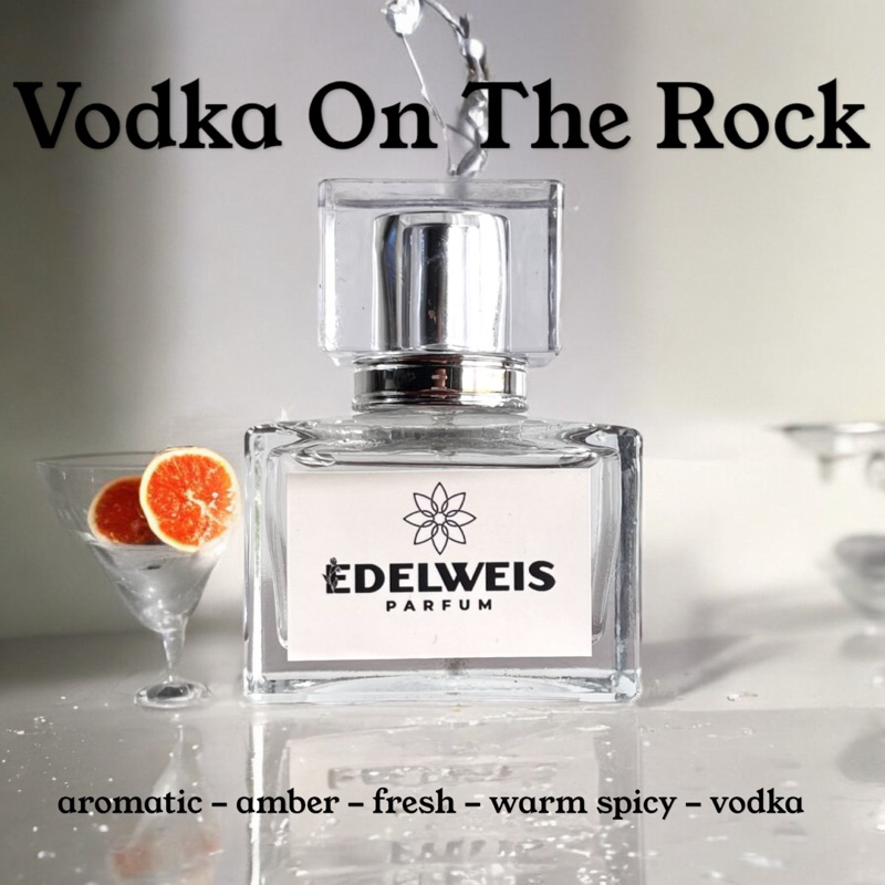 Edelweis Parfum – VODKA ON THE ROCK Parfum Pria Tahan Lama Aroma Fresh Best Seller Men Unisex | Farf