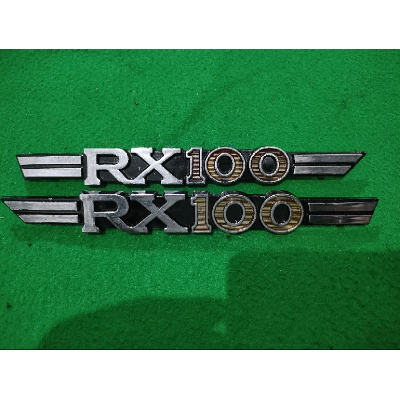 Emblem Box Aki RX 100 Rx100 original NOS