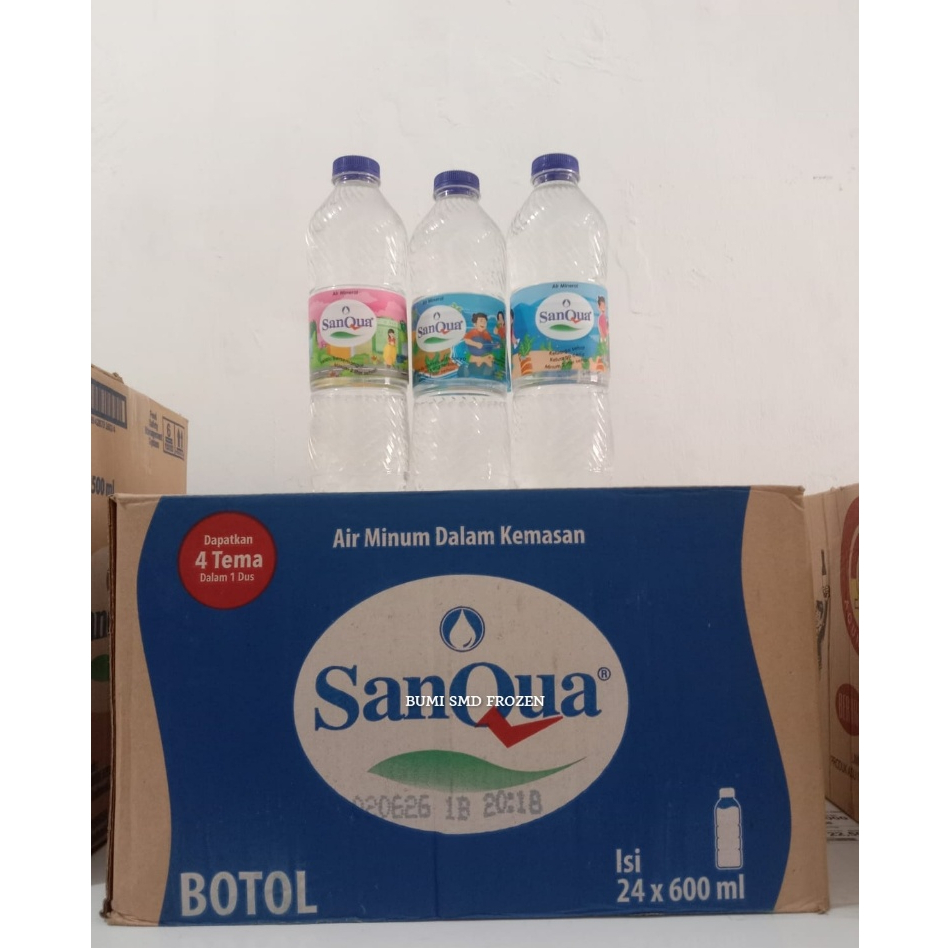 

SanQua Botol 600ml [1 DUS isi 24] | Air Minum Sanqua