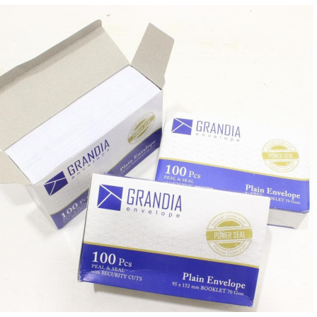 

Amplop Grandia Putih 104 1 Pack Isi 100 Lembar