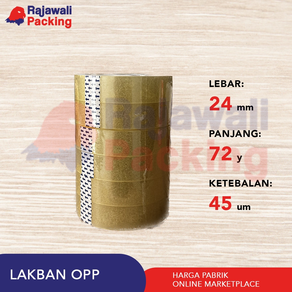 

Lakban Isolasi Solatip 24 mm / 1 inch x 72 yard