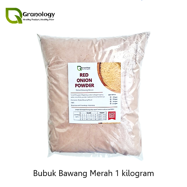 

Bawang Merah Bubuk / Pure Shallot Powder / Red Onion Powder (1 kilogram) by Granology