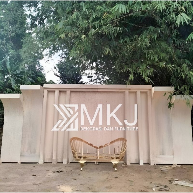 BACKDROP PELAMINAN TRIPLEK/PELAMINAN BACKDROP TRIPLEK / BACKDROP PERNIKAHAN /BACKDROP PERNIKAHAN MIN