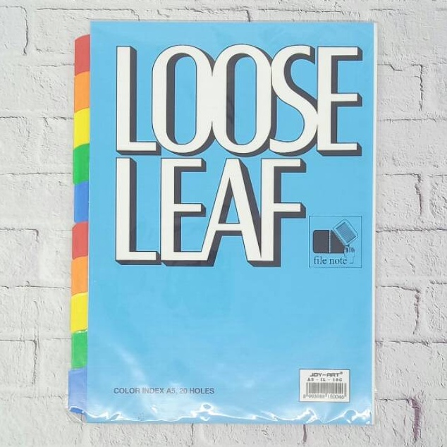 

SPESIAL Pembatas loose leaf A5