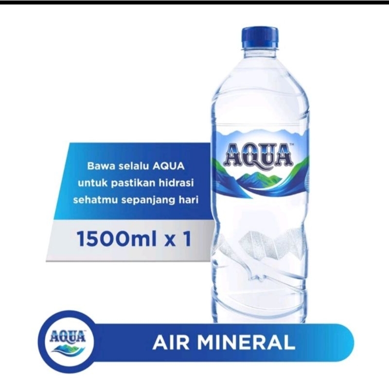 

Aqua 1.5L 1 botol