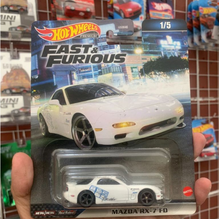HOTWHEELS DIECAST MAZDA RX 7 FAST AND FURIOUS