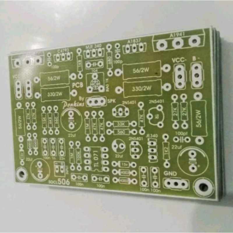 PCB power socl 506 Tef bias servo fbr4