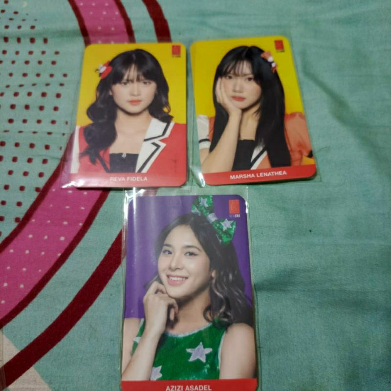 photocard JKT48 Zee, Adel, Marsha