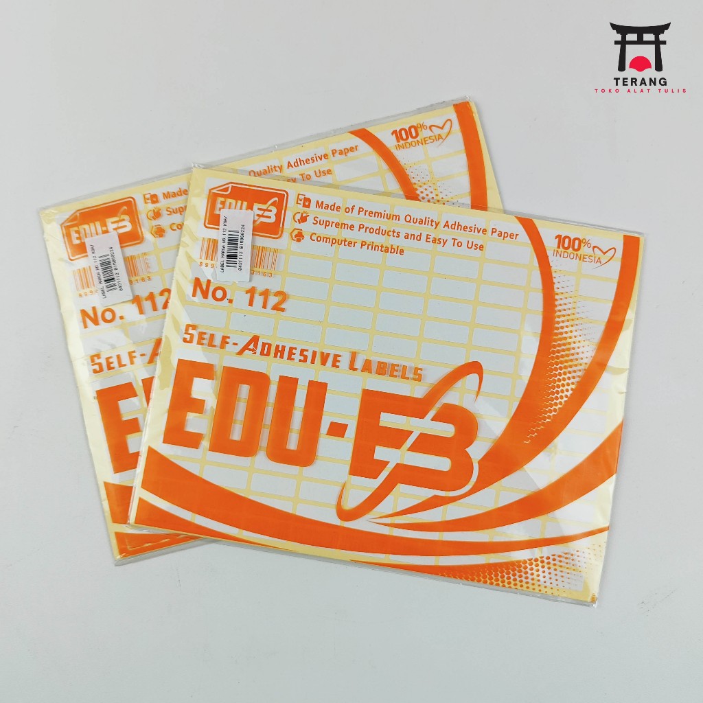 

5Pak Stiker Label harga Edu-b No 112 isi 50 Lembar Label undangan Tempelan harga
