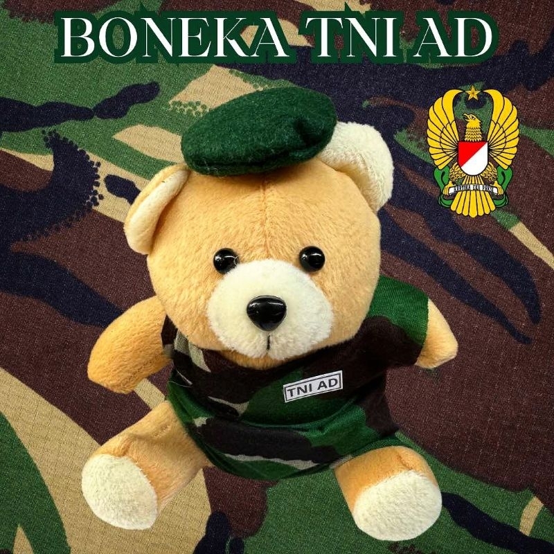 Boneka Tentara TNI AD / Boneka TNI Angkatan Darat / Kado Tentara