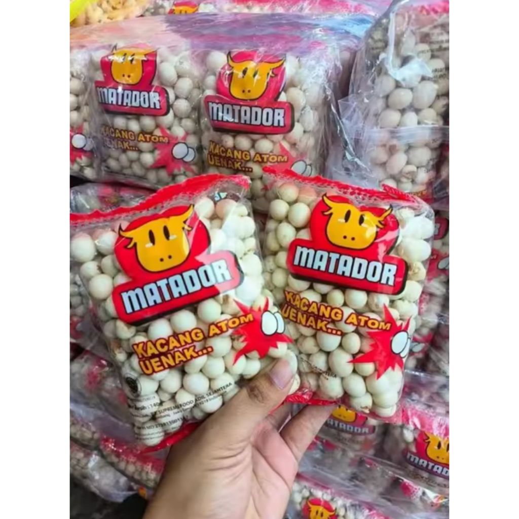 

Snack Matador Kacang Atom Enak 138gr cemilan renyah