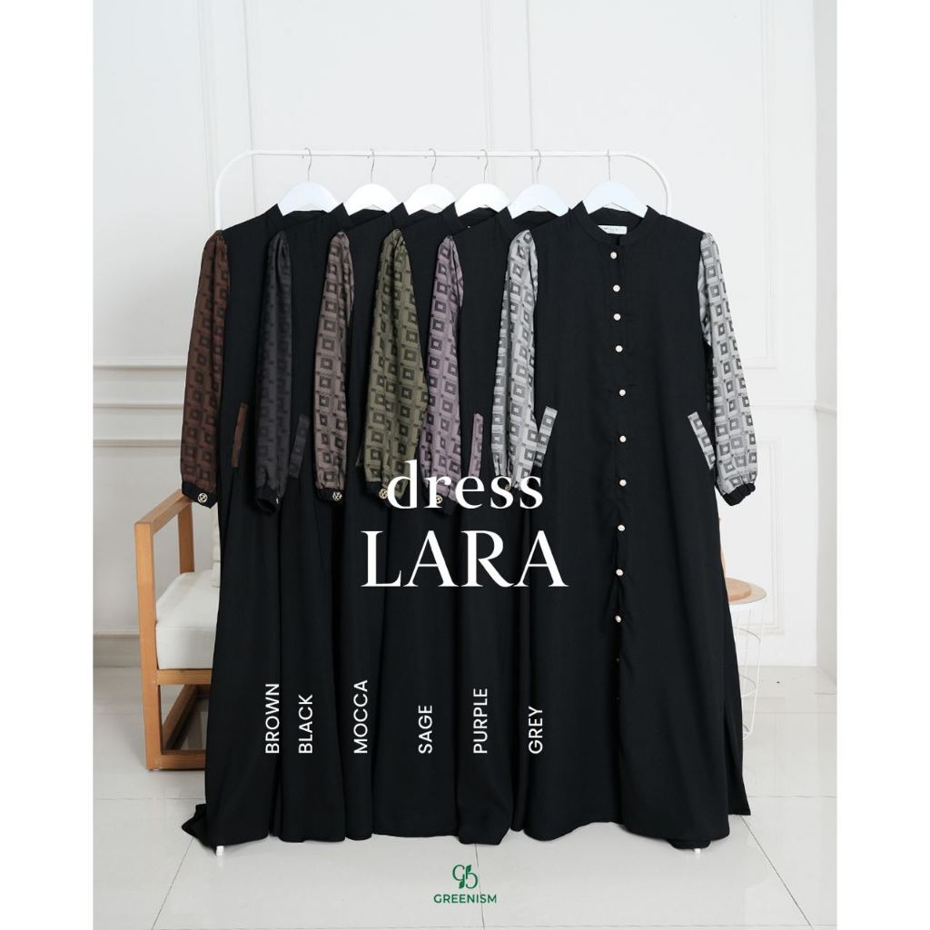 LARA DRESS BY GREENISM