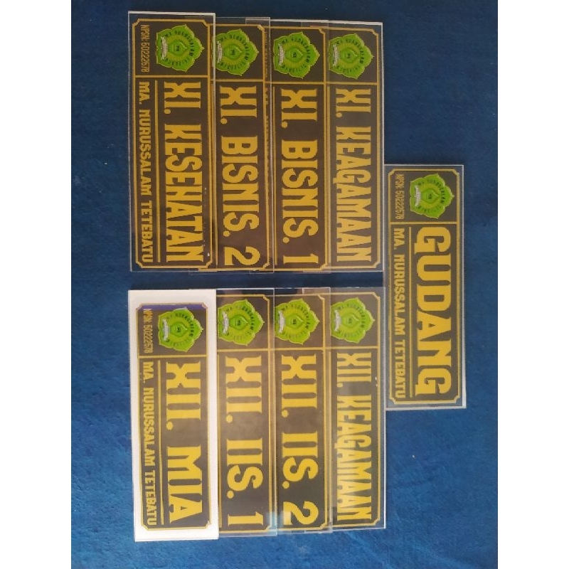 Papan Akrilik Kelas, Kantor, Ruang, Costum