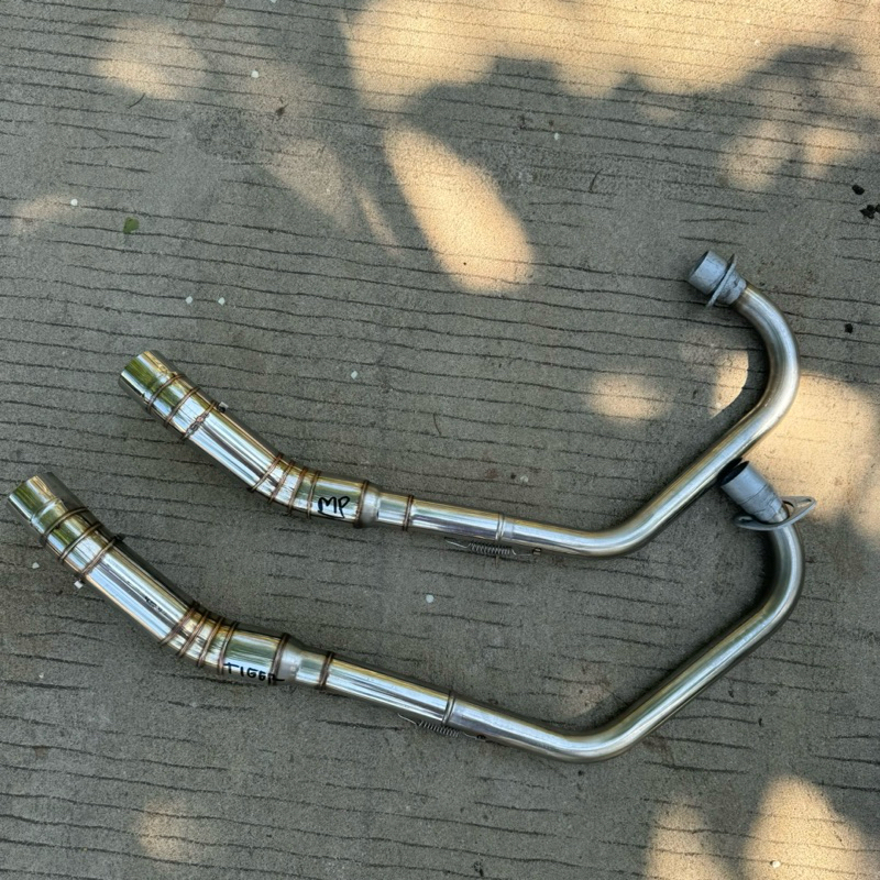 leher knalpot megapro. tiger . gl. cb herex . diameter 50mm