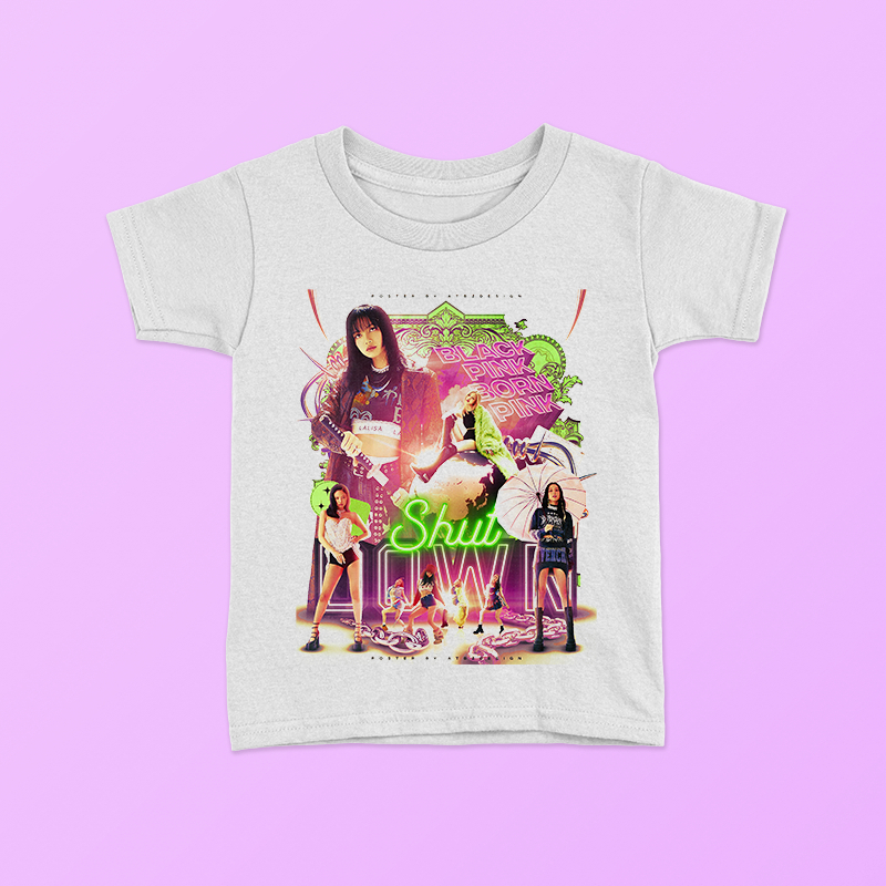KAOS BAJU ANAK BLACKPINK SHUTDOWN KPOP KOREAN KOREA GIRLBAND| TSHIRT DISTRO BABY KIDS TEE / BAYI ANA