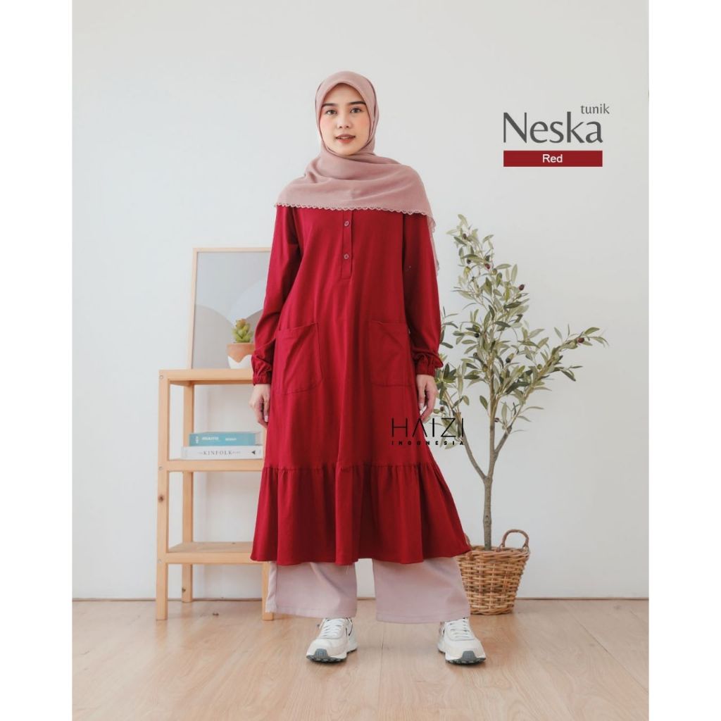 Neska Tunik Red by Zizara