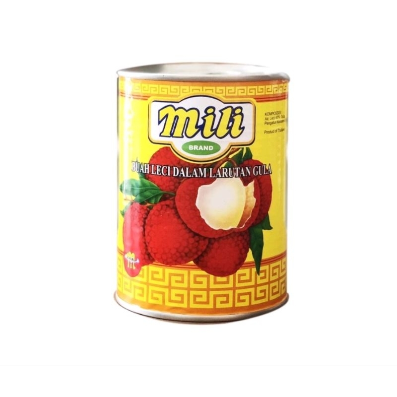 

MILI LYCHEES IN SYRUP 565GR