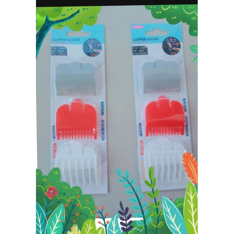 sepatu mesin potong rambut cukur ukuran 0, 5 -1-1,5