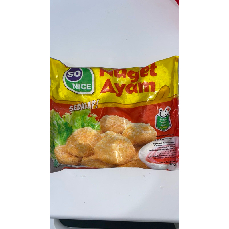 

So Nice naget ayam 500gr
