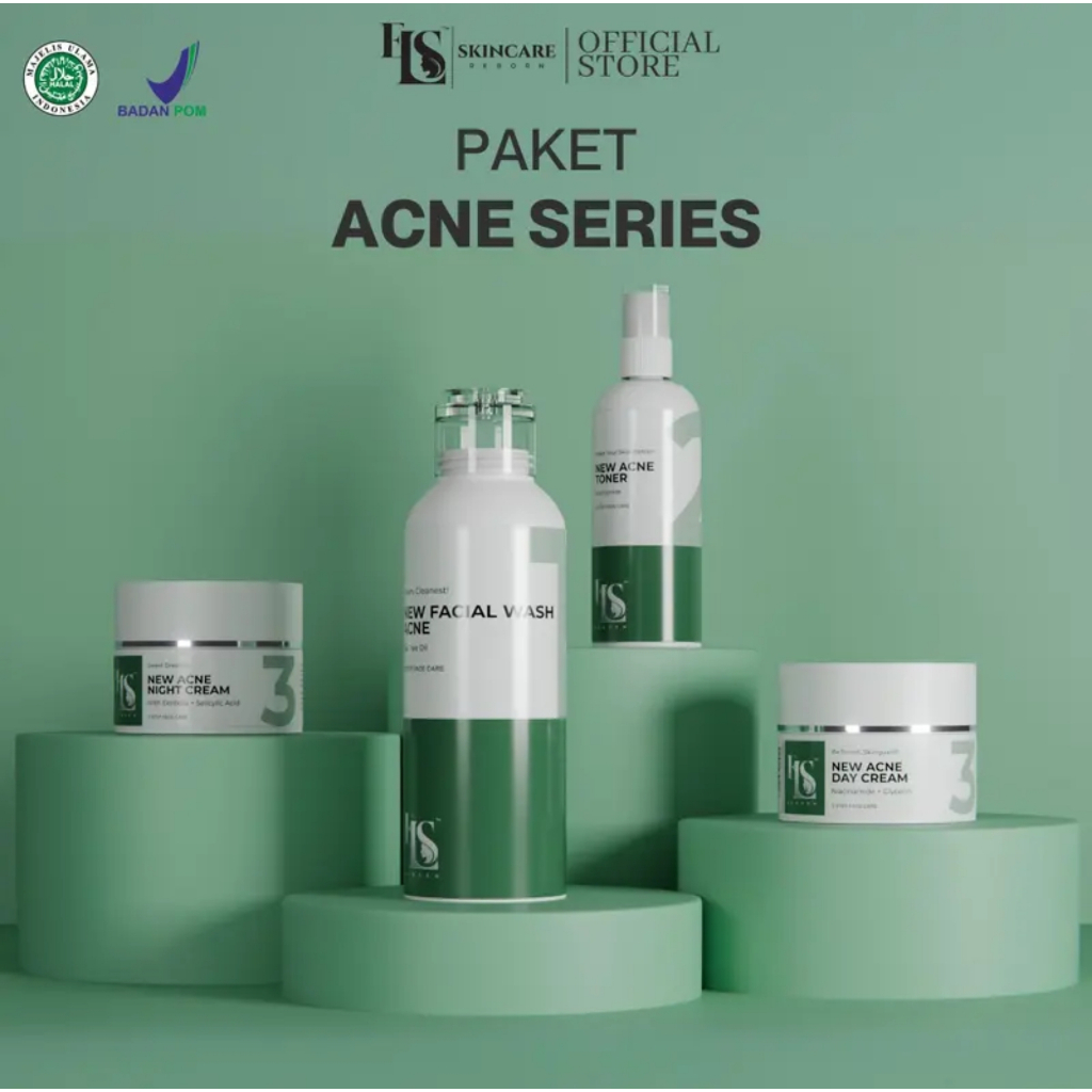 LS SKINCARE ACNE PAKET LENGKAP KULIT BERJERAWAT