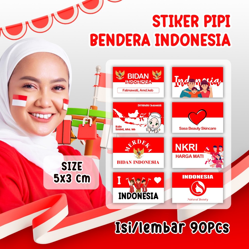 

CUSTOM STIKER PIPI HUT KEMERDEKAAN RI INDONESIA 17 AGUSTUSAN