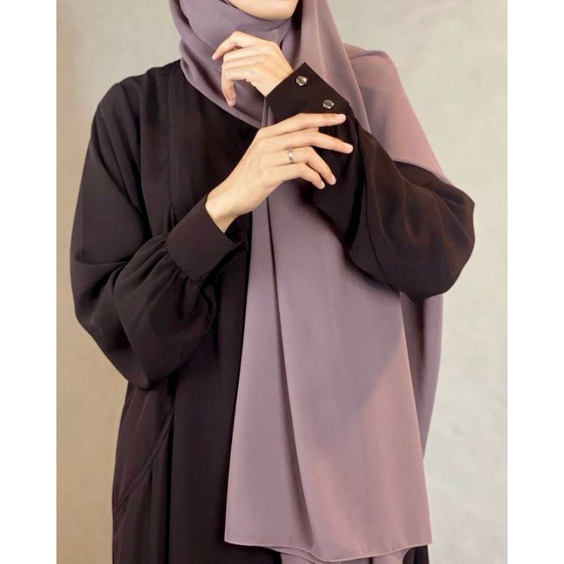 WAFTA - MAIMUNAH ABAYA | abaya polos | abaya simpel | abaya minimalis | abaya