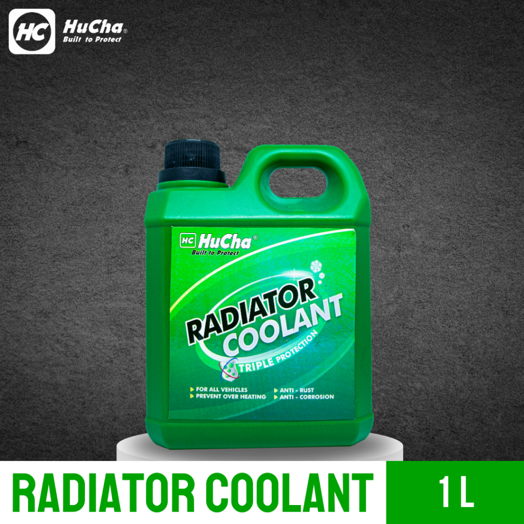 RADIATOR COOLANT / AIR COOLANT / AIR RADIATOR / AIR RADIATOR HUCHA 1 LITER  [HIJAU atau MERAH]